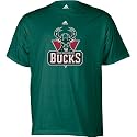 adidas Milwaukee Bucks Primary Logo Short Sleeve T-Shirt