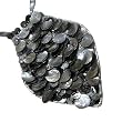 AKT J Boschi Mother of Pearl Collar (Silver Gray) (Femme Frivolity)