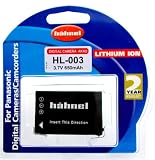 HÄHNEL INDUSTRIES LTD HAEHNEL HL-003 3,7V 650mAh Li-Ion Akku fuer Panasonic SV-AS10 SV-AV50
