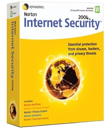 Norton Internet Security 2004 - AntiVirus, Firewall, AntiSpam, Privacy, Parental Control