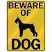 schnauzer4 - BEWARE OF GIANT SCHNAUZER PARKING SIGN DOG