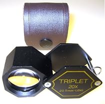 20x Jeweler's Loupe with Leather Case