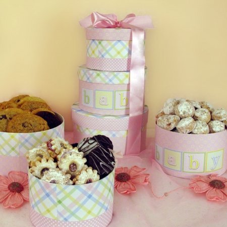Mazel Tov Its A Baby Girl - Gift Tower 
