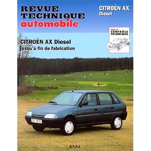 Revue technique de l'Automobile num�ro 503.4 : Citro�n AX 14, diesel 1989-1993