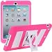 i-Blason ArmorBox Stand Series For Apple iPad Mini 7.9 Inch 2 Layer Convertible Hybrid Kids Friendly Protection Kick Stand Case (Multi Color) – Pink / White