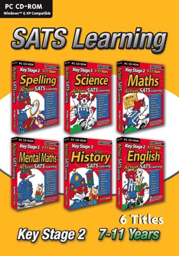 Childrens Toyshop  Video Games : Action SATS Learning 6-Pack Key Stage 2 7-11 Years (PC)
