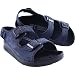 Search : Tatami by Birkenstock Nebraska Night Blue Nubuk Backstrap Sandal