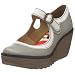 Fly London Women's P500031003 Yori Grey/White/Blk 3 Uk Regular