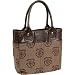 Tommy Hilfiger Tommy Tote #1 Small Tote (Dark Chocolate/Sand)