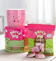Percy Pig Mug & Paint Tin with Percy Sweets Hamper