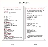 Video Poker Strategy Cards + 20 Other Casino Games. Complete Set.