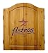 Imperial Houston Astros Licensed Solid Pine Cabinet and Bristle Dartboard Set