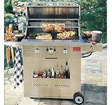 Titanium Series by Capital 32 Inch Gas Grill on Cart w/ Rotisserie LP