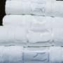 6 Pcs Jacquard Velour Egyptian Cotton Towel Set White