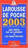 Revue Larousse Editions  / Le Larousse de poche 2003