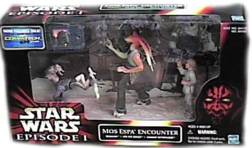 51SDT6YZC0L Star Wars Episode I Mos Espa Encounter Sebulba, Jar Jar Binks, Anakin Skywalker