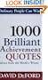 1000 Brilliant Achievement Quotes