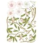 Reusable Decoration Wall Sticker Decal - Blossoming Flowers