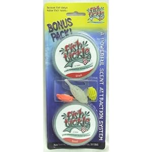 AQUA-SCENT Fish Tickle Attractant Pellets SHAD BONUS PACK! 32 tablets, 2 Aqua bugs and 1 Aqua Spin by 