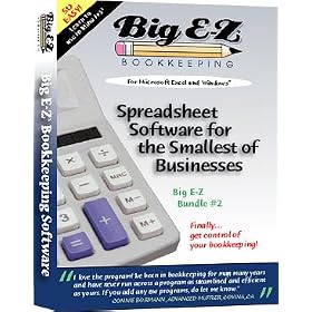 Big E-Z Software Bundle #2 for Microsoft Excel by Big E-Z Bookkeeping Co.