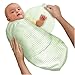 Kiddopotamus & Co 100% Cotton Flannel SwaddleMe  Sage Gingham - Small