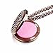 Essential Oil Diffuser Necklace by Inner Tundra - Titanium Plated Stainless Steel Aromatherapy Necklace Jewelry, includes 3 Reusable Felt Pads