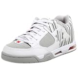  : DC Men's Command Sneaker,White/Armor/Red,6.5 M