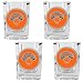 New York Knicks NBA 4pc Square Shot Glass Set by Great American Products