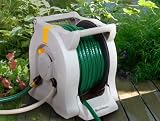 No Crank Columbus 100' Water Powered Retractable Garden Hose Reel #RS-10101