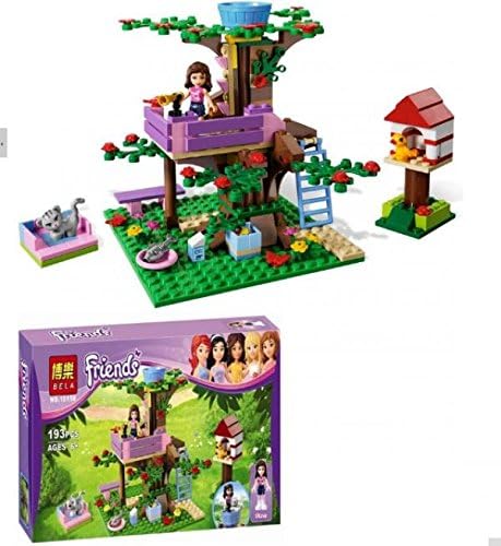 Girls Friends Series Olivia's Tree House Building Brick Blocks Minifigures Figures Gift Toys Compatible With Lego (WITHOUT original boxes)