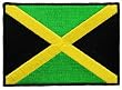 Jamaica Flag Embroidered Patch Rasta Jamaican Iron-On Rastafarian National Emblem