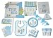 The Gift Wrap Company Baby Boy's Big One, 1st Birthday Giant Party D&eacute;cor Set