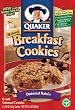 Quaker Breakfast Cookies Oatmeal Raisin, 6-Count Boxes (Pack of 6)