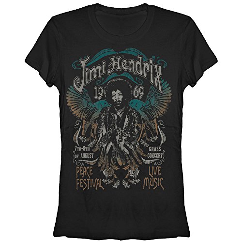 Jimi Hendrix Peace Festival Juniors Graphic T Shirt