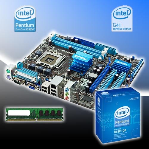 Intel Pentium Dual Core E5500 2.8ghz - Asus P5g41t-m Lx Motherboard - 2gb Ddr3 1333mhz Bundle Bu081 Picture