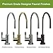 WaterChef U9000 Premium Under-Sink Water Filtration System w/Intelligent Monitor & Designer Series Faucet (Chrome), NSF/ANSI Certified for 78 Contaminants, 1,000 Gal., Stainless, Made in USA