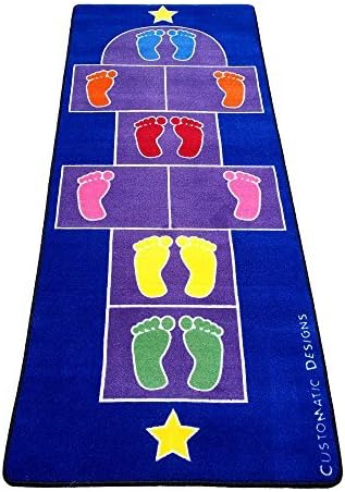 Learning Carpets - Activity Educational Floor Mats for Children - Beginning Hopscotch