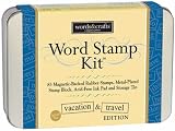 Magnetic Poetry Word Stamp Kits-Vacation & Travel, 84 Per Package