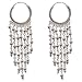 Dangling Earrings for Women in Sterling Silver 3 inches (ers274)