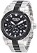 Invicta Men's 1337 Speedway Chronograph Black Carbon Fiber Dial Stainless Steel Watch