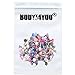 BodyJ4You Lot of 20 Eyebrow Piercing Jewelry Assorted Curved Barbell with Ball 16G (1.2mm)