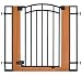 Summer Infant Stylish n` Secure Extra Tall Wood and Metal Walk Through Gate
