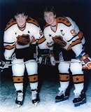 WAYNE GRETZKY AND MARIO LEMIEUX NHL ALL STARS 8 X 10 PHOTO (G)