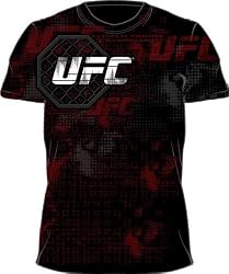 UFC Ultimate Fighting Championship Octagon White Logo Black T-shirt Tee