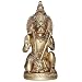 Sitting Statue Lord Hanumaan Brass Figurine 2.25 x 1.75 x 5.5 inches