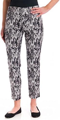 Miraclebody Women's Judy Pull On Pants, Black, 10