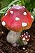 Big and Small Lucky Mushroom Garden Statue - Great Garden Decor for Outdoor Gardens and Living Spaces