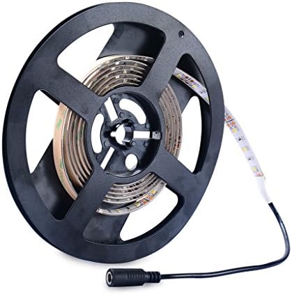 NICEYOU 2M Waterproof 12V 6000K Cool White 2835 SMD 120 Leds Strip Light 3-Year Warranty UL Listed LED Rope Lights for Festival Party Home Kitchen Cabinet TV Lighting Decorations