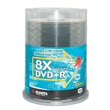 Ridata 8x 4.7 GB DVD+R Spindle (100 Discs)