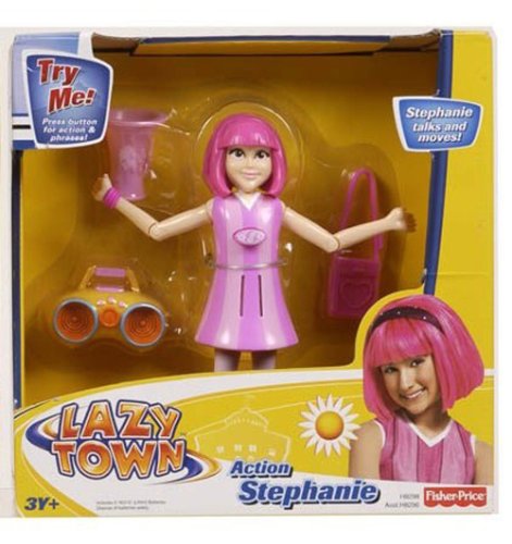 Childrens Toyshop   : Fisher Price Lazy Town Action Figure - Action Stephanie